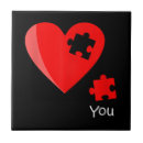 Recherche de puzzles carreaux Coeur