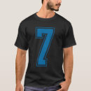 Recherche de numéro 7 tshirts Équipe