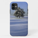 Recherche de paysage de neige iphone coques Bleu
