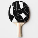 Recherche de motif abstrait raquettes ping pong Noir et blanc
