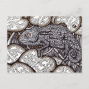 Recherche de caméléon mignon cartes postales Animal