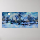 Recherche de watercolor art posters Moon