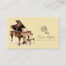 Recherche de piano classique cartes visite Élégant