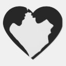 Recherche de coeur flammes autocollants Amour