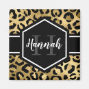 Recherche de empreinte de léopard noir magnets Pour elle