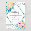 Recherche de turquoise coral mariage invitations Été