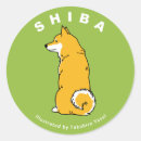 Recherche de shiba autocollants Inu de shiba