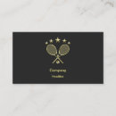 Recherche de raquettes de tennis cartes visite Professionnel