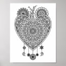 Recherche de noir blanc mandala posters Coloration adulte