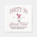 Recherche de martini serviettes Nuit des filles