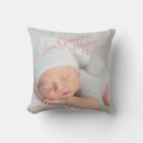 Recherche de faire part de naissance coussins Pour elle