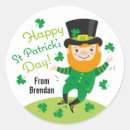 Recherche de leprechaun autocollants Heureux