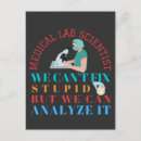 Recherche de laboratoire cartes postales Microscope
