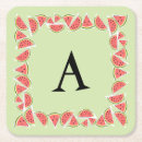 Recherche de motif tranches pasteque dessous de verres Fruit