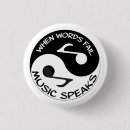 Recherche de symboles de musique badges Noir