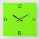 Recherche de vert néon horloges Moderne