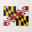 Recherche de maryland puzzles Drapeau