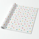 Recherche de pois multicolore papier cadeau Motif