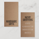 Recherche de métiers faits main cartes visite Do it yourself