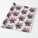 Recherche de chat et souris papier cadeau Rose