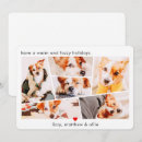 Recherche de chien nouvel an cartes Vacances heureuses