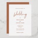 Recherche de brun clair invitations Calligraphie
