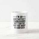 Recherche de architecte drôle tasses Construction