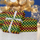Recherche de jaune rouge papier cadeau Motif