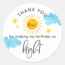 Recherche de soleil jaune autocollants Anniversaire