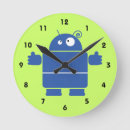 Recherche de robots horloges Bleu