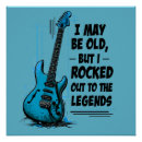 Recherche de vintage rock posters Guitare électrique