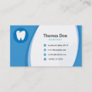 Recherche de dentiste bleu cartes visite Moderne