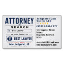 Recherche de publicité cartes visite Avocat