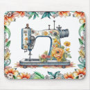 Recherche de couture vintage tapis souris Fleurs