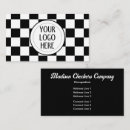 Recherche de damier noir cartes visite Rétro
