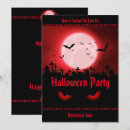 Recherche de yeux effrayants invitations Pleine lune