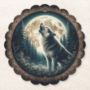 Recherche de lune loup de dessous de verres Animal