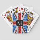 Recherche de drapeau rouge jeux de cartes Monogramme