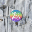 Recherche de câlin badges Arc en ciel