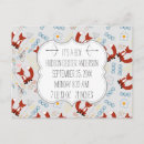 Recherche de motif renard cartes postales Pour elle