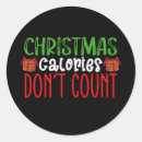 Recherche de calories autocollants Xmas