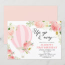 Recherche de montgolfière anniversaire invitations Haut et loin