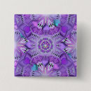 Recherche de mandala coloré badges Violet