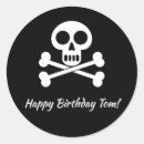 Recherche de crâne blanc autocollants Piratage