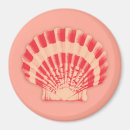 Recherche de coquille de plage magnets Corail
