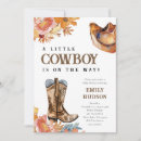 Recherche de cowboy baby shower invitations Un petit cowboy