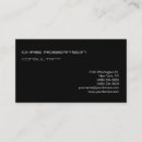 Recherche de position cartes visite Position d'occupation finance