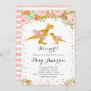 Recherche de dino baby shower invitations Pour elle