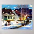 Recherche de christmas village art Vintage