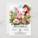 Recherche de cochon invitations Simple